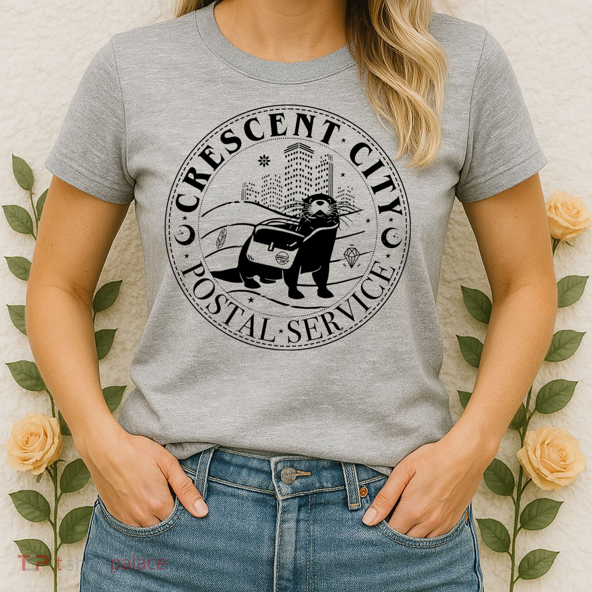 Crescent City Postal Service Messenger Otter Crescent City Women's T-Shirt