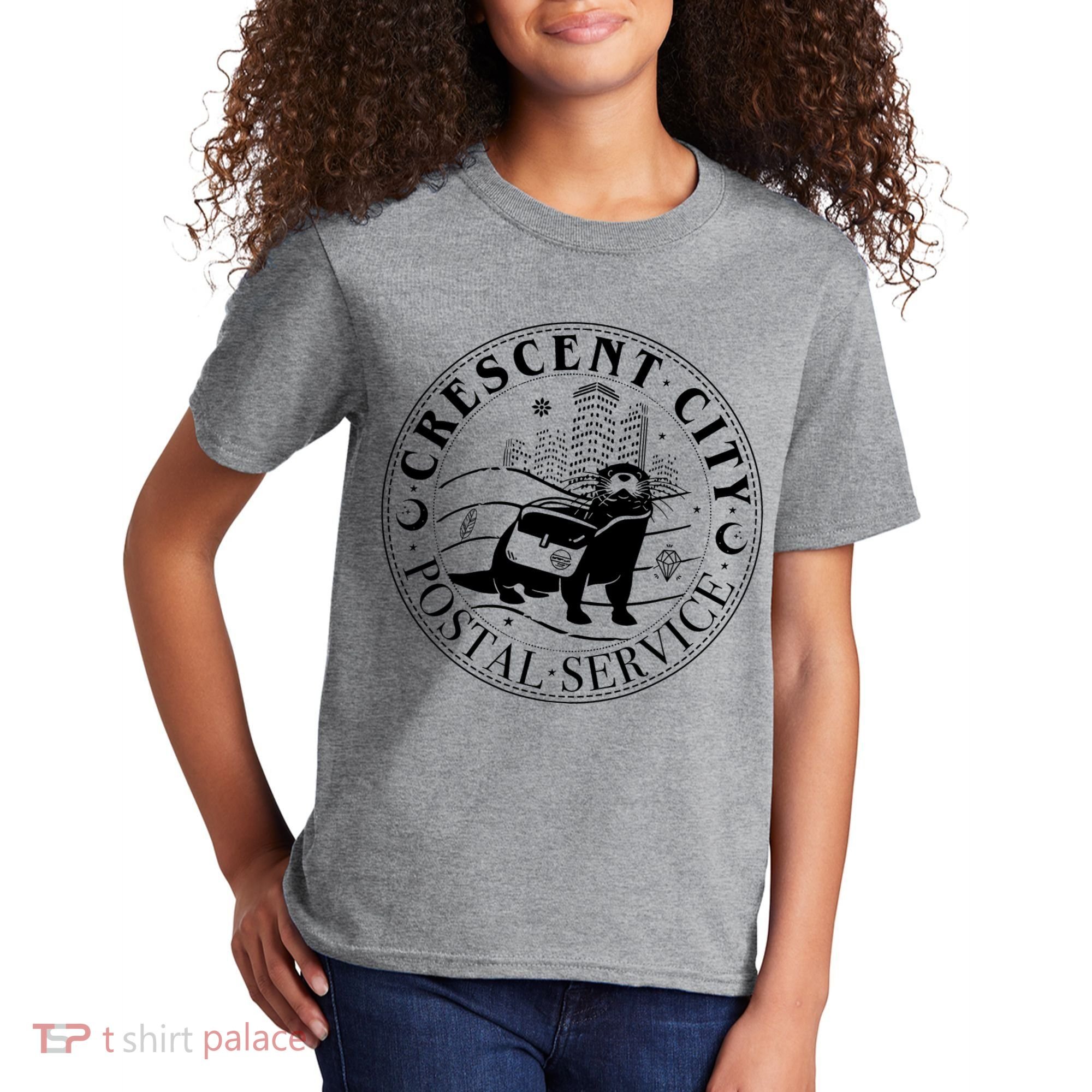 Crescent City Postal Service Messenger Otter Crescent City Kids T-Shirt