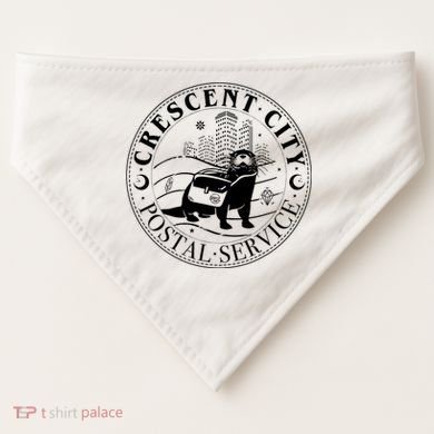 Crescent City Postal Service Messenger Otter Crescent City USA-Made Doggie Bandana