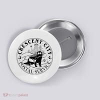 Crescent City Postal Service Messenger Otter Crescent City Button thumb 0