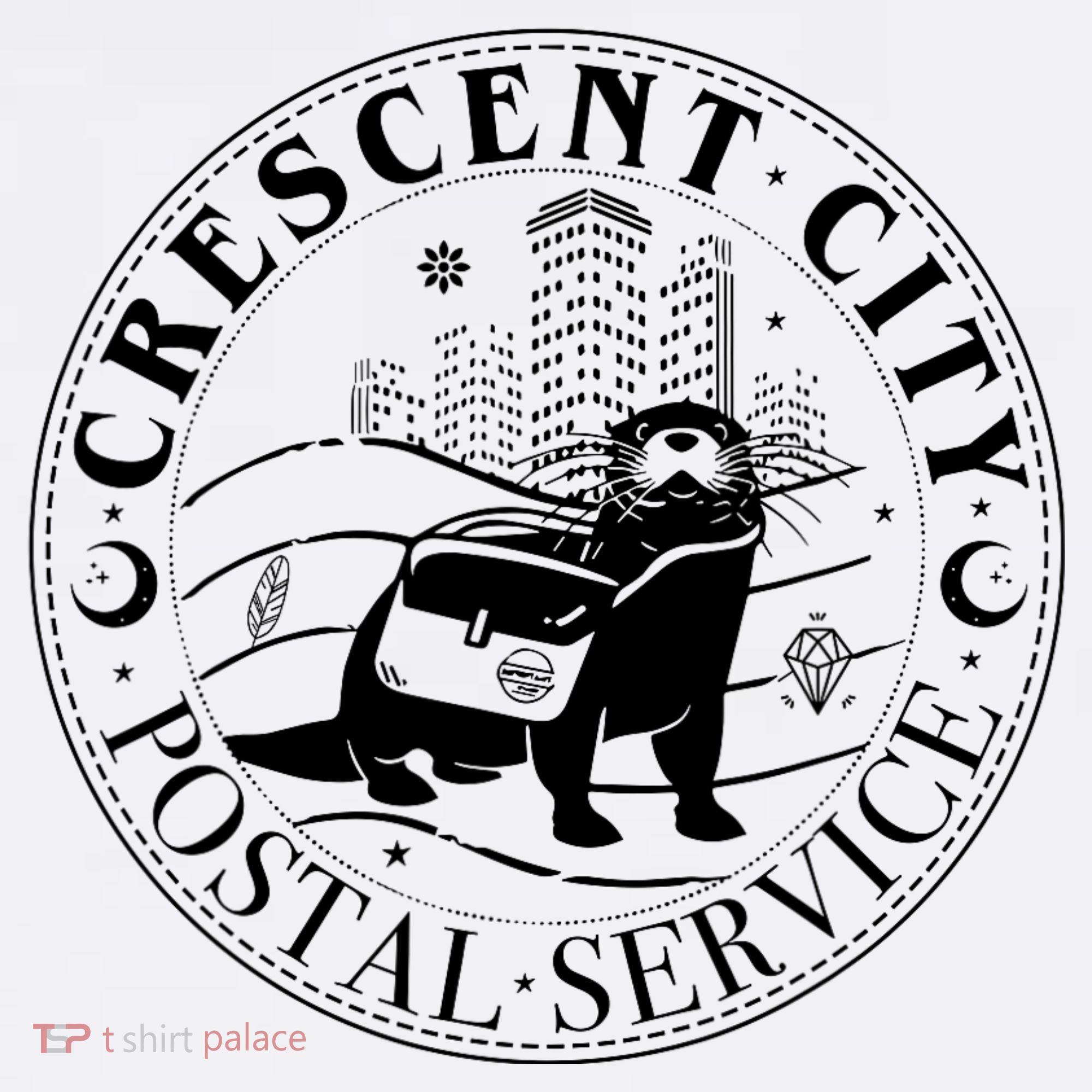 Crescent City Postal Service Messenger Otter Crescent City Bucket Hat