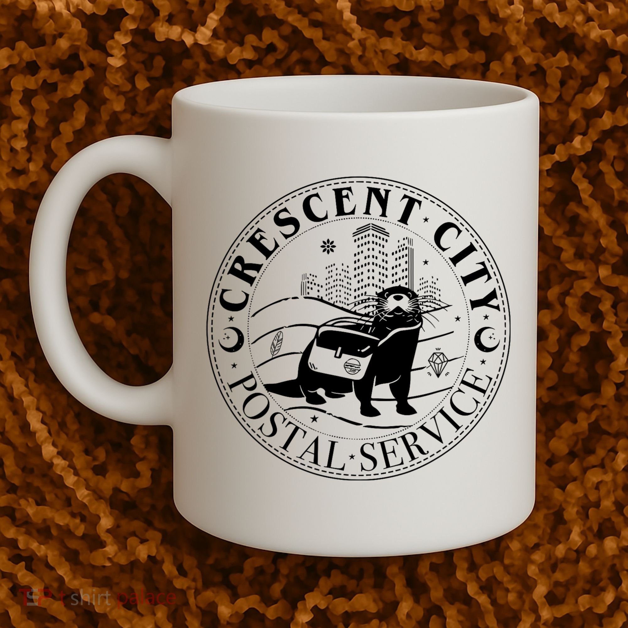 Crescent City Postal Service Messenger Otter Crescent City Coffee Mug