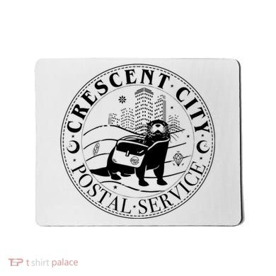 Crescent City Postal Service Messenger Otter Crescent City Mousepad