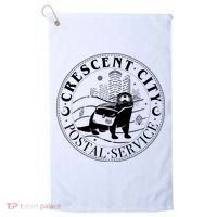 Crescent City Postal Service Messenger Otter Crescent City Golf Towel thumb 0