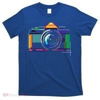 Colorful Camera Photographer Photography Lover Gift T-Shirt thumb 0