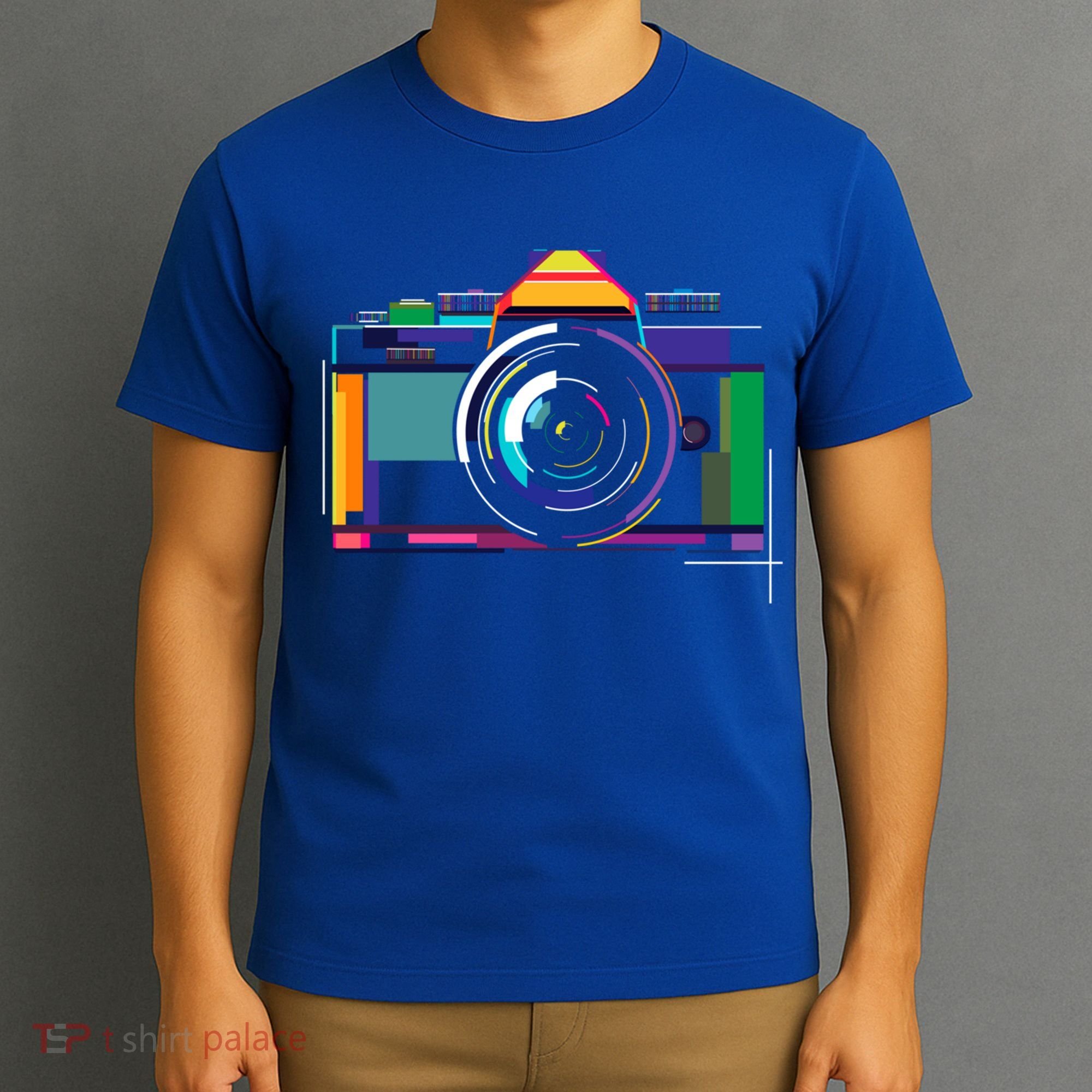 Colorful Camera Photographer Photography Lover Gift T-Shirt