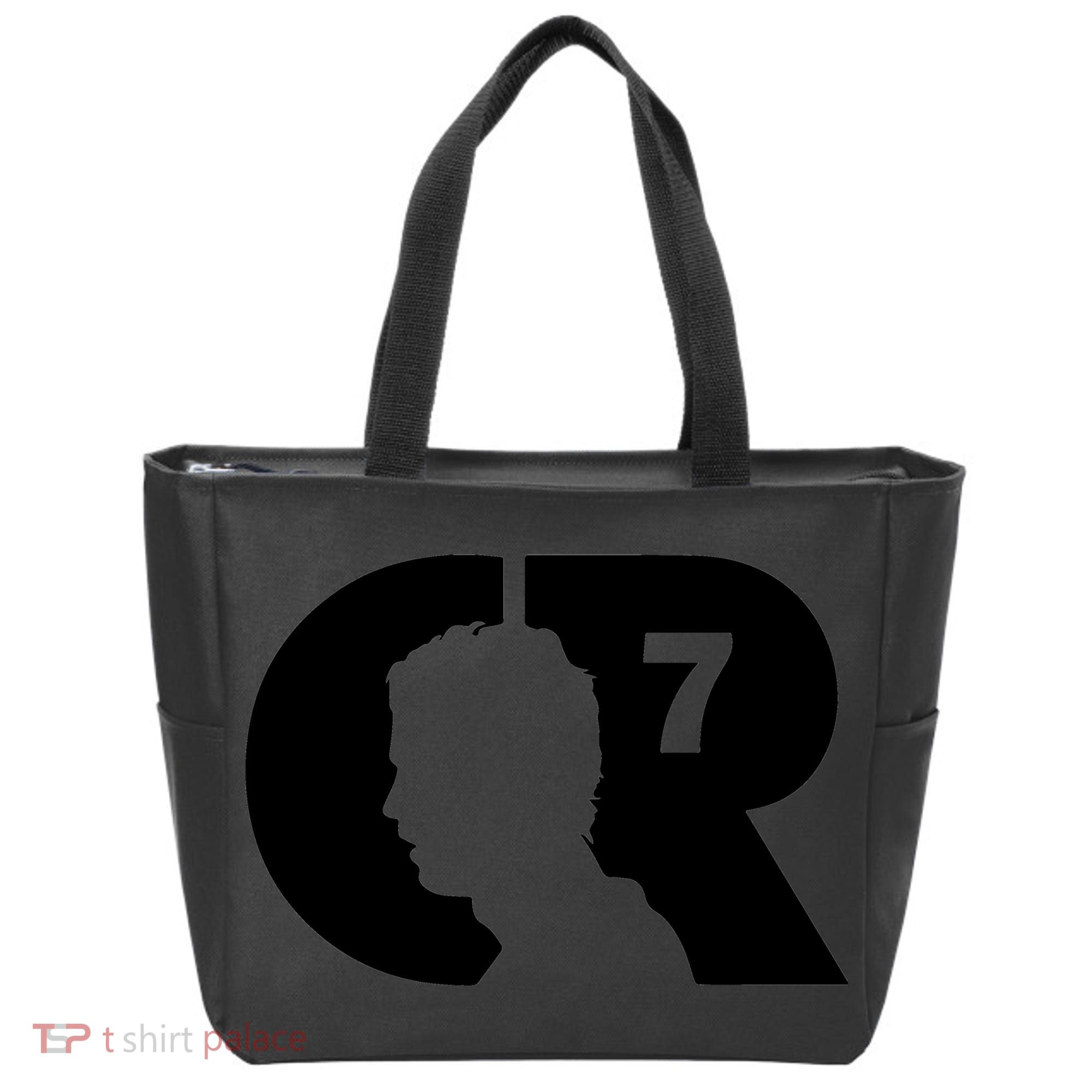 Cool Cristiano Portugal Captain Jersey Face Tote Bag