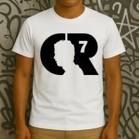 Cool Cristiano Portugal Captain Jersey Face T-Shirt thumb 3