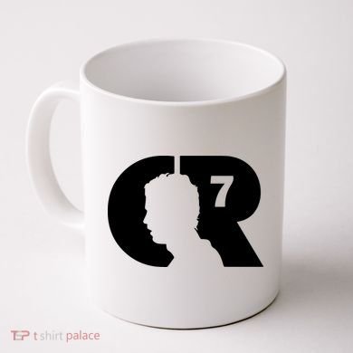Cool Cristiano Portugal Captain Jersey Face Coffee Mug