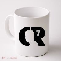 Cool Cristiano Portugal Captain Jersey Face Coffee Mug thumb 0