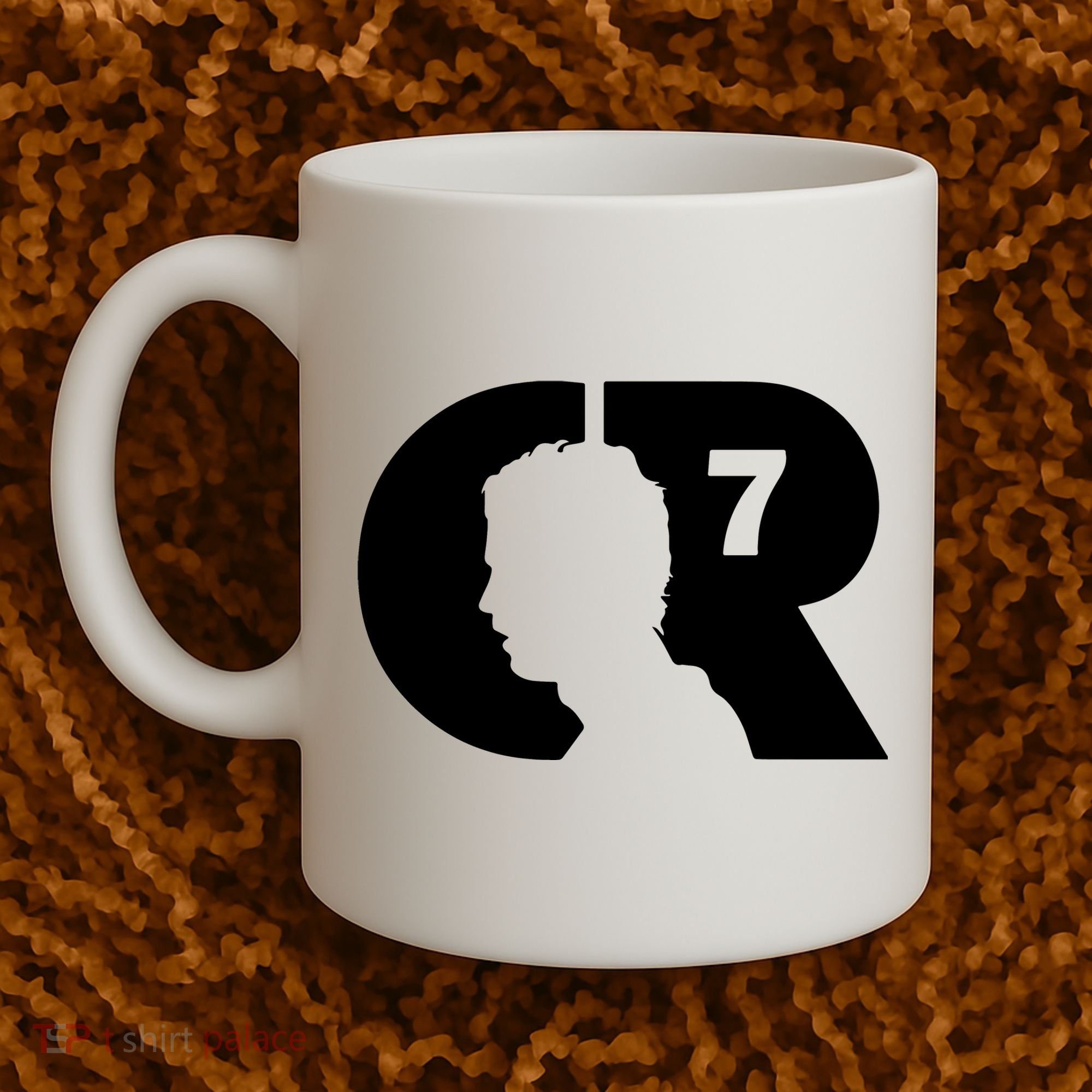 Cool Cristiano Portugal Captain Jersey Face Coffee Mug