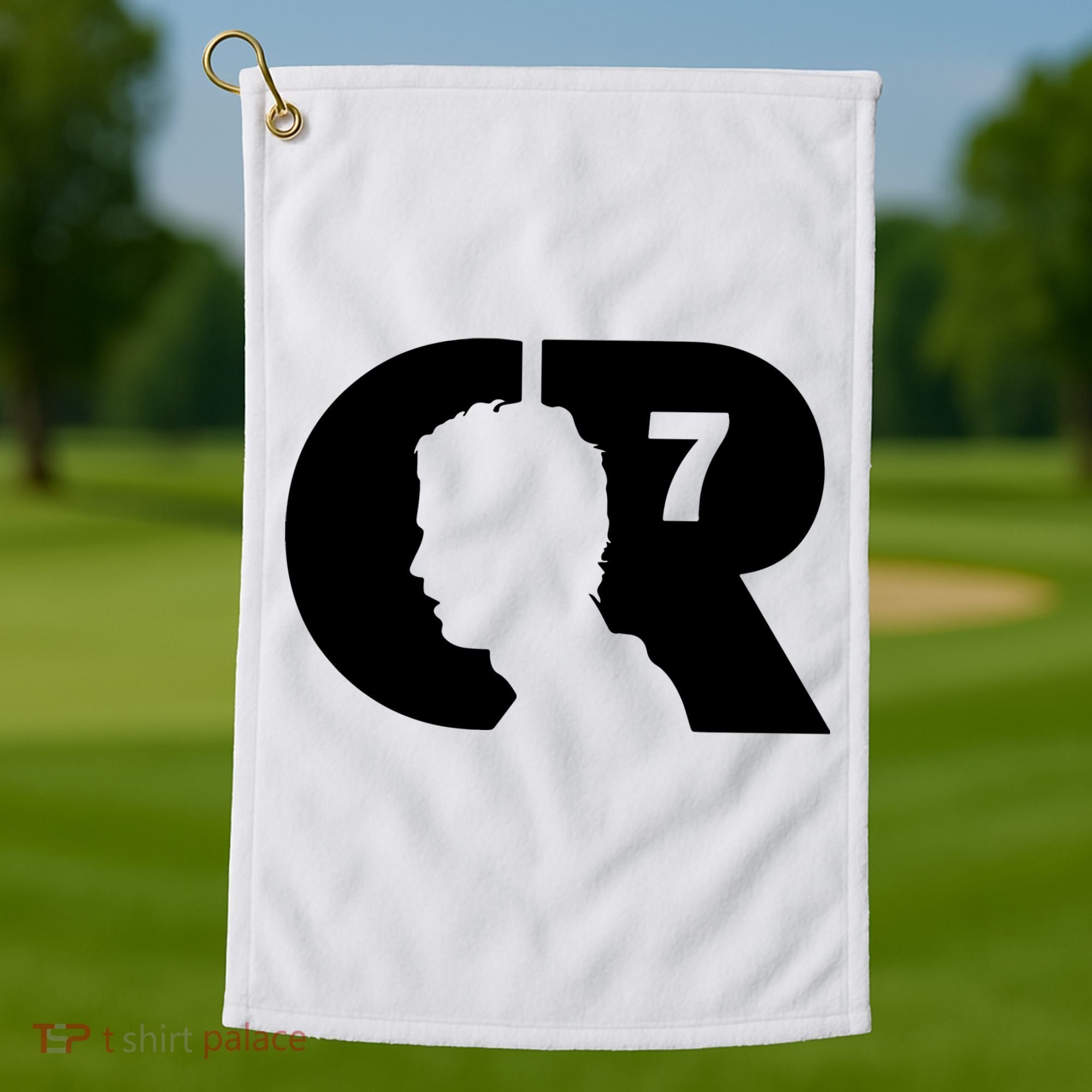 Cool Cristiano Portugal Captain Jersey Face Golf Towel