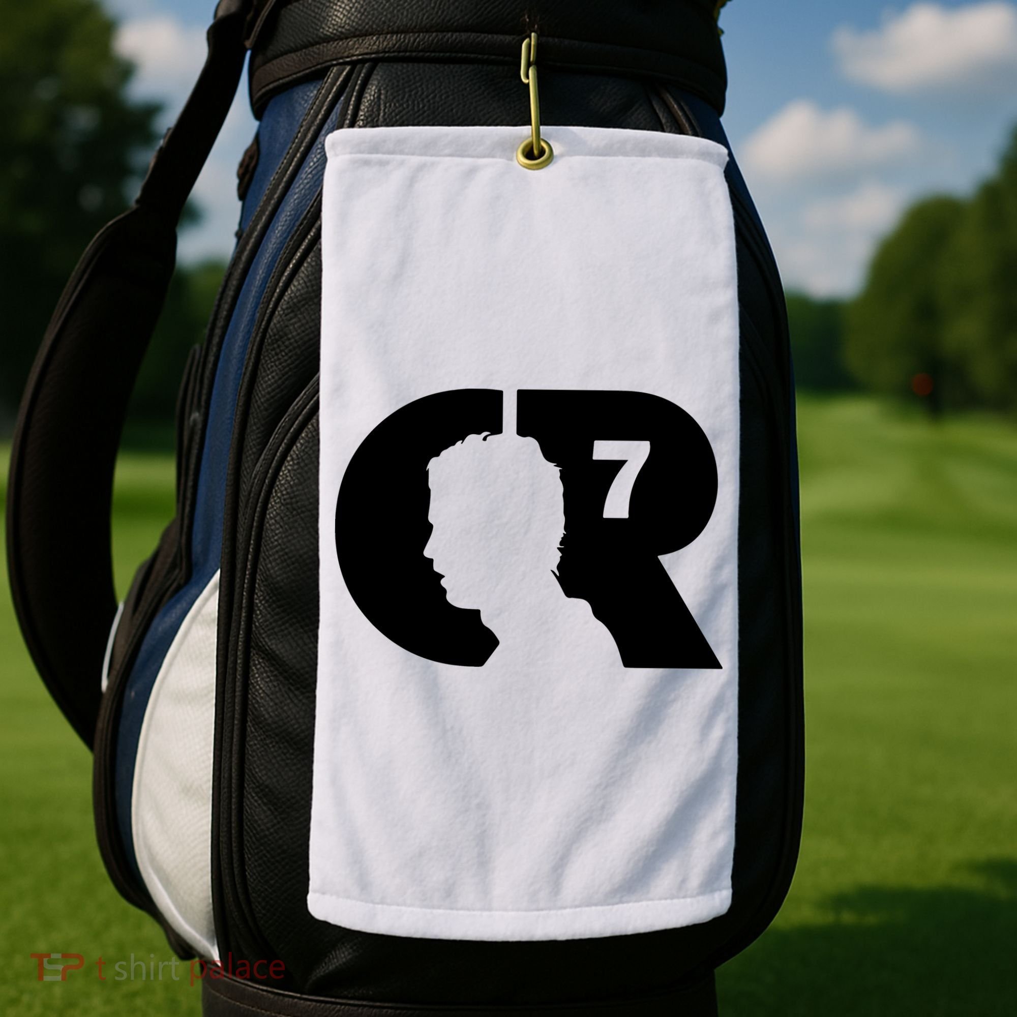 Cool Cristiano Portugal Captain Jersey Face Golf Towel