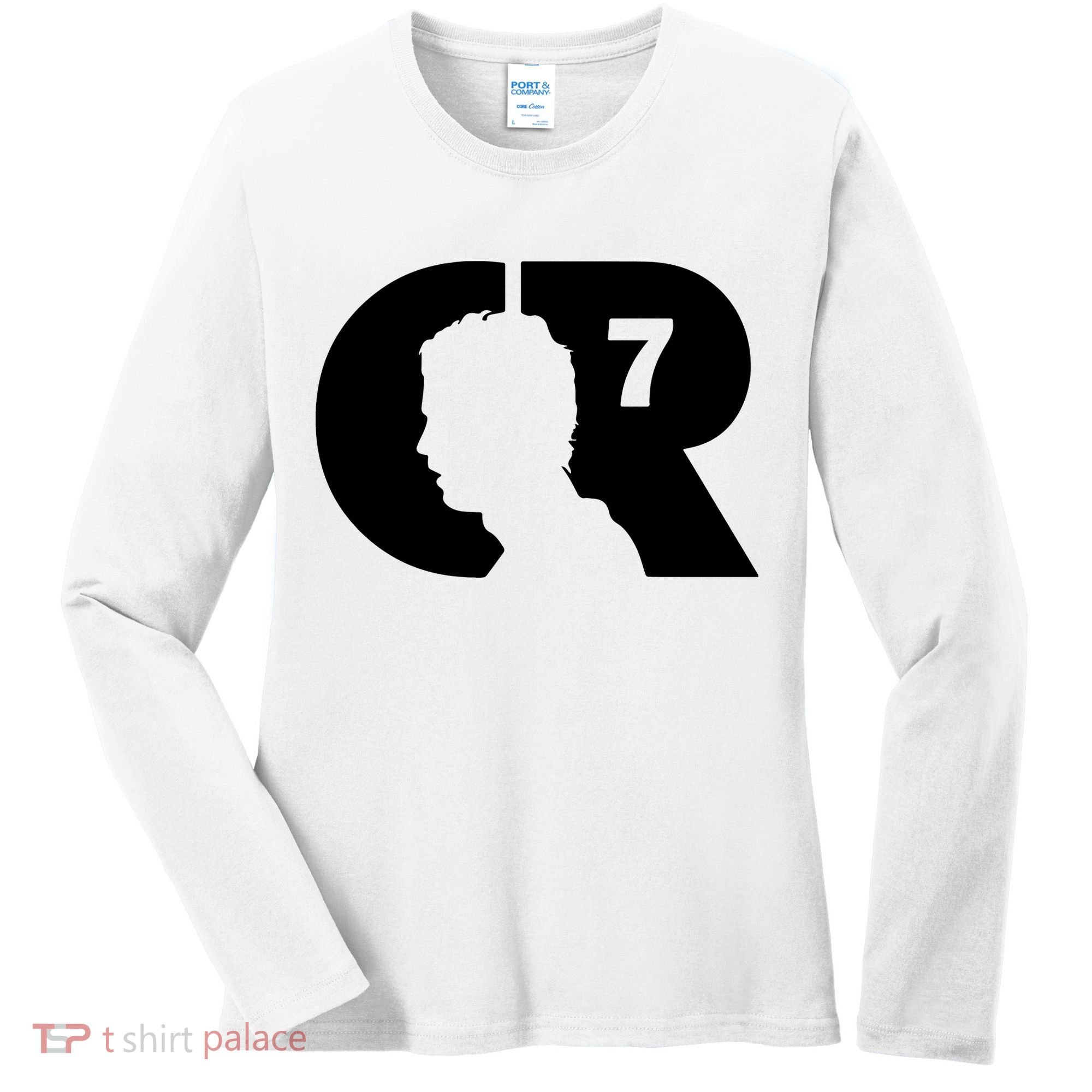 Cool Cristiano Portugal Captain Jersey Face Women's Long Sleeve Shirt