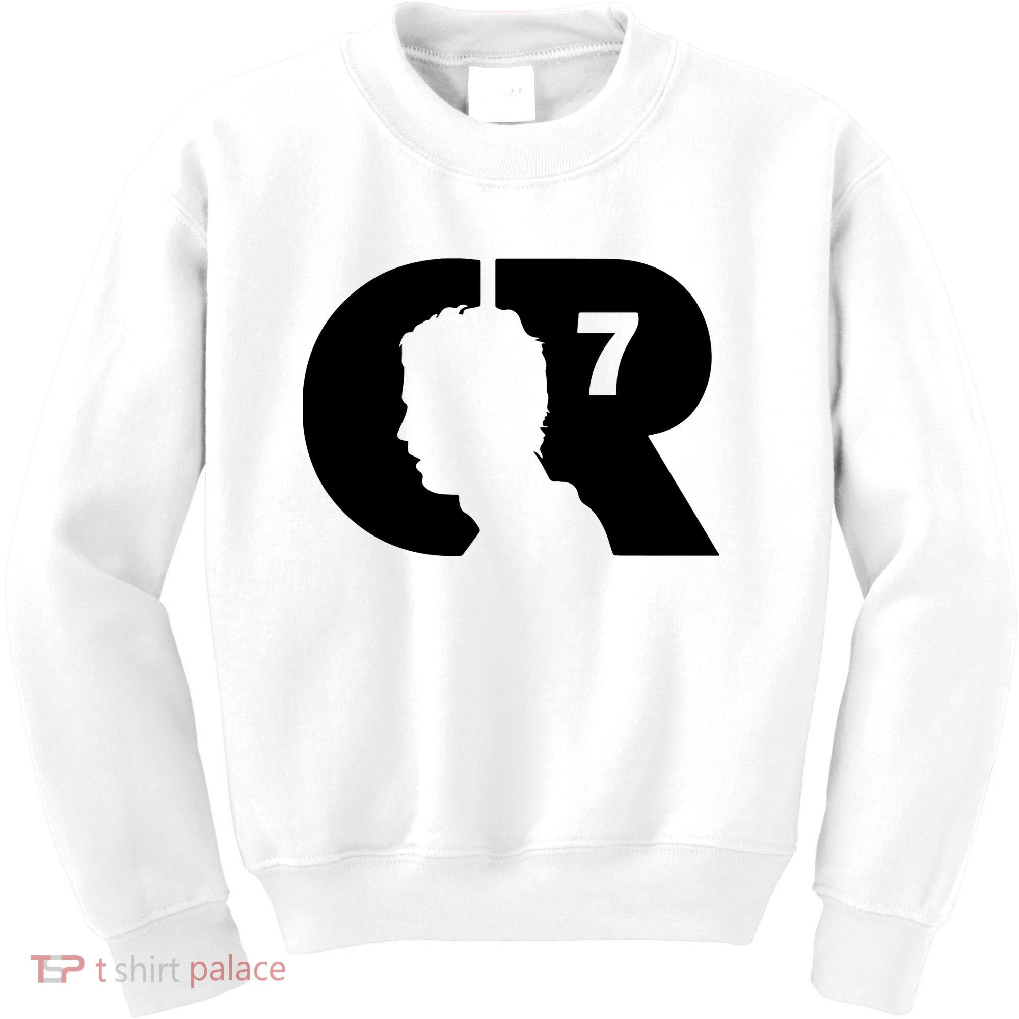 Cool Cristiano Portugal Captain Jersey Face Kids Sweatshirt