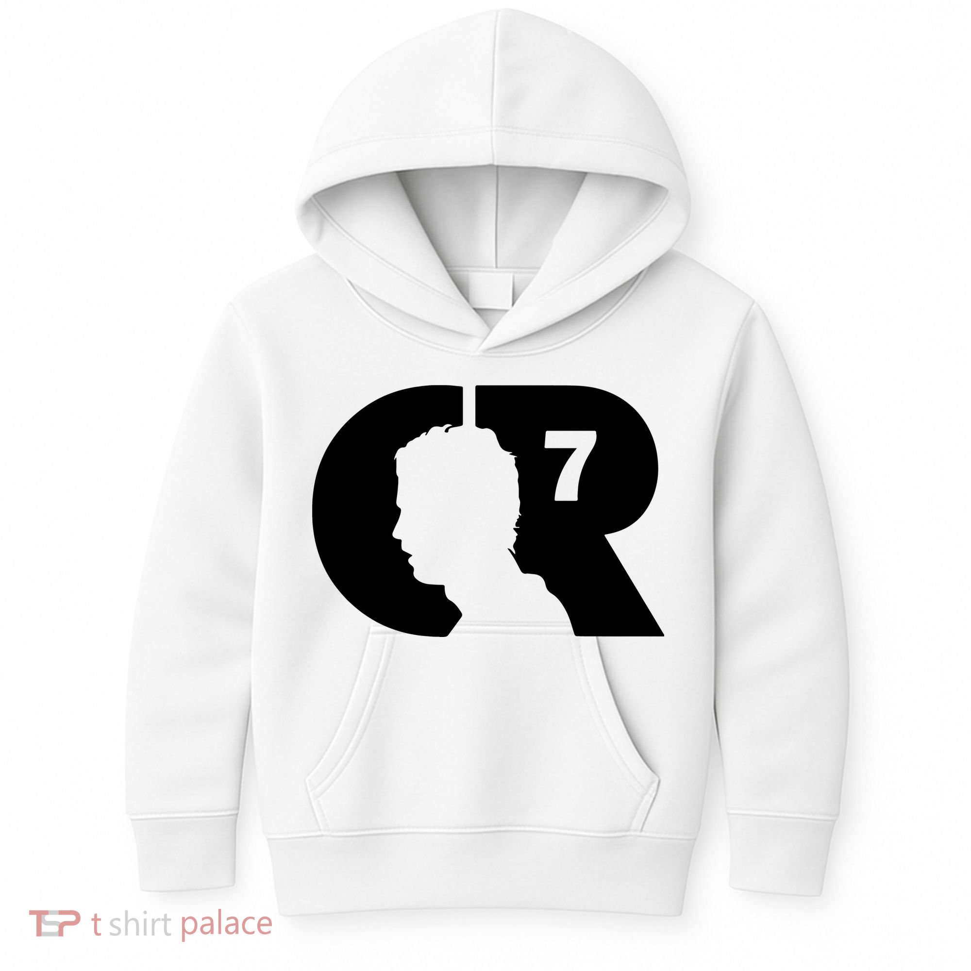 Cool Cristiano Portugal Captain Jersey Face Kids Hoodie