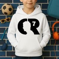 Cool Cristiano Portugal Captain Jersey Face Kids Hoodie thumb 2