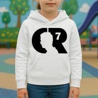 Cool Cristiano Portugal Captain Jersey Face Kids Hoodie thumb 3