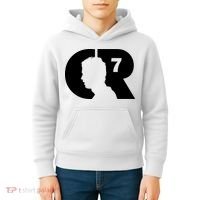 Cool Cristiano Portugal Captain Jersey Face Kids Hoodie thumb 4