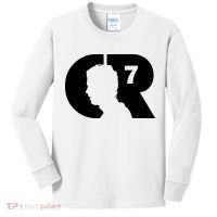 Cool Cristiano Portugal Captain Jersey Face Kids Long Sleeve Shirt thumb 0