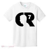 Cool Cristiano Portugal Captain Jersey Face Kids T-Shirt thumb 0