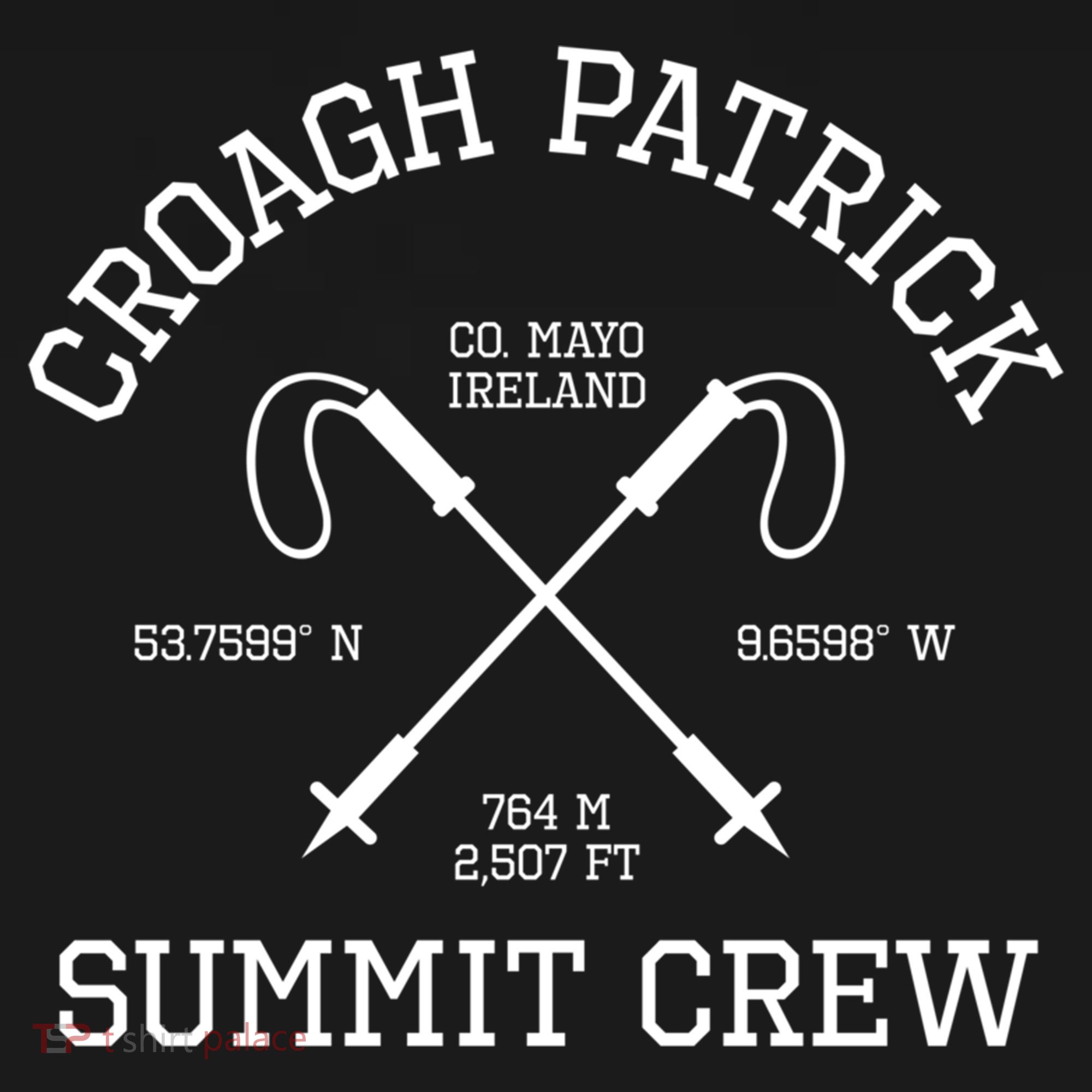 Climbed Croagh Patrick Summit Crew Hike Mayo Ireland Cool Gift Doggie Tank