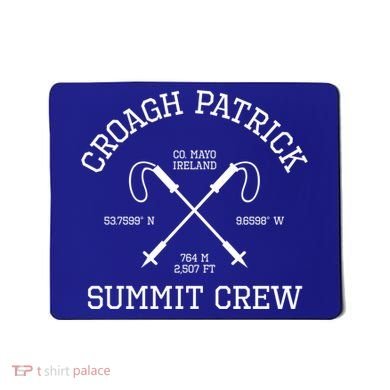 Climbed Croagh Patrick Summit Crew Hike Mayo Ireland Cool Gift Mousepad