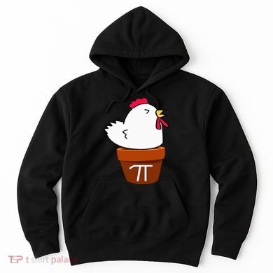 Cute Chicken Pot Pie Funny Math Pun Pi Symbol Hoodie