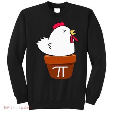 Cute Chicken Pot Pie Funny Math Pun Pi Symbol Sweatshirt