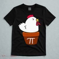 Cute Chicken Pot Pie Funny Math Pun Pi Symbol T-Shirt thumb 5