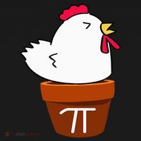 Cute Chicken Pot Pie Funny Math Pun Pi Symbol T-Shirt thumb 7