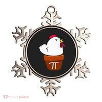 Cute Chicken Pot Pie Funny Math Pun Pi Symbol Ornament thumb 0