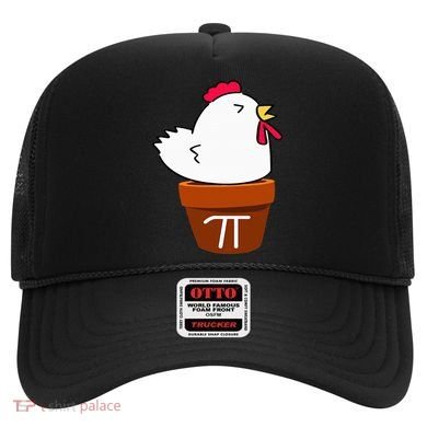 Cute Chicken Pot Pie Funny Math Pun Pi Symbol Hat