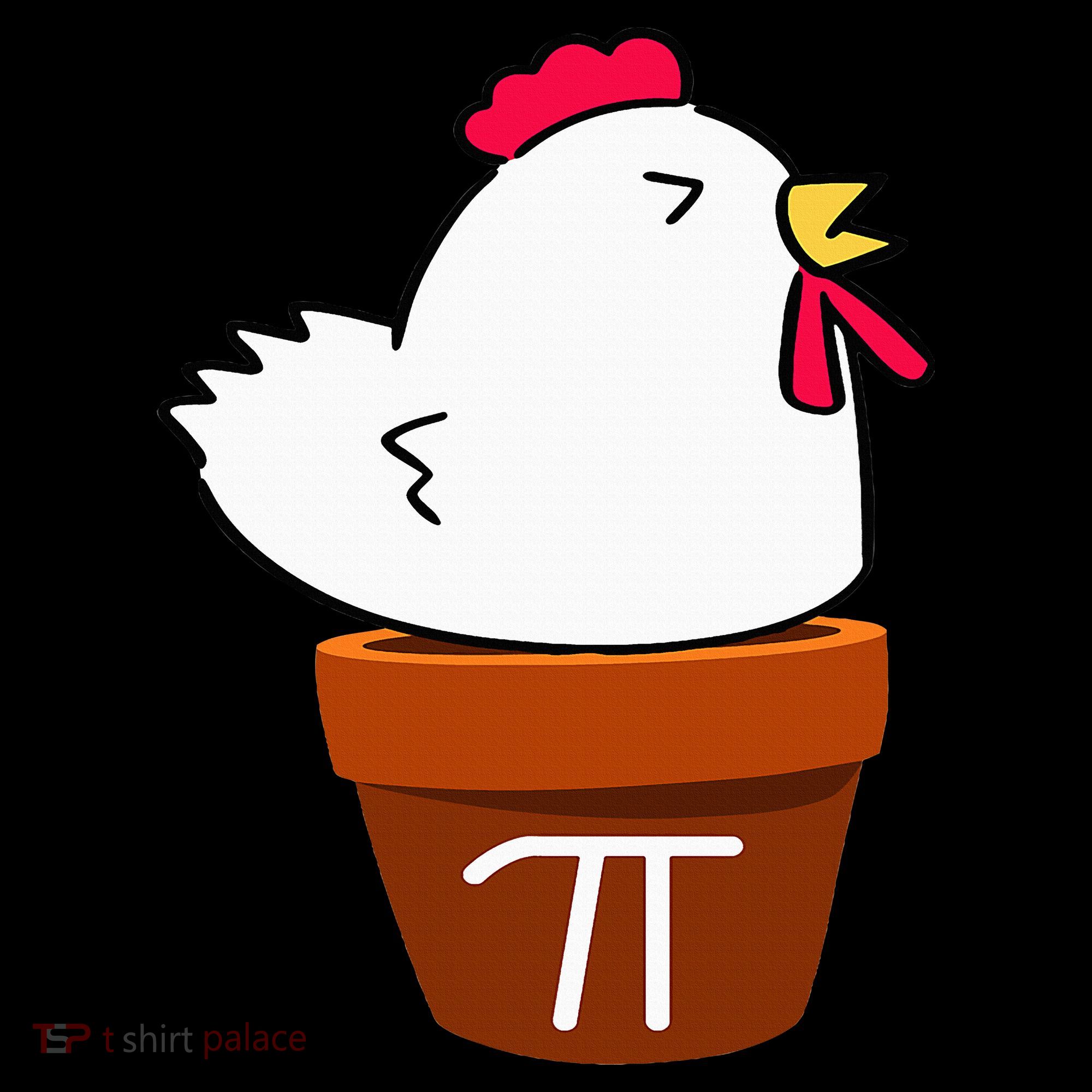 Cute Chicken Pot Pie Funny Math Pun Pi Symbol Toddler T-Shirt