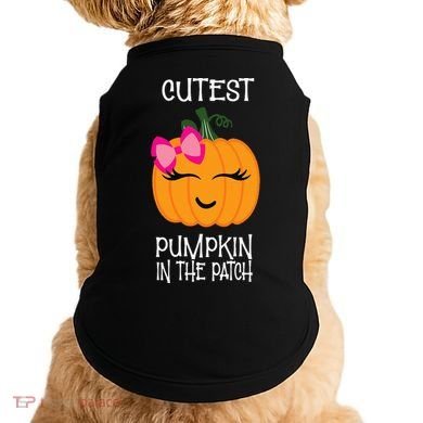 Cutest Coolest Pumpkin In The Patch Halloween Doggie Tank