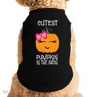 Cutest Coolest Pumpkin In The Patch Halloween Doggie Tank thumb 0
