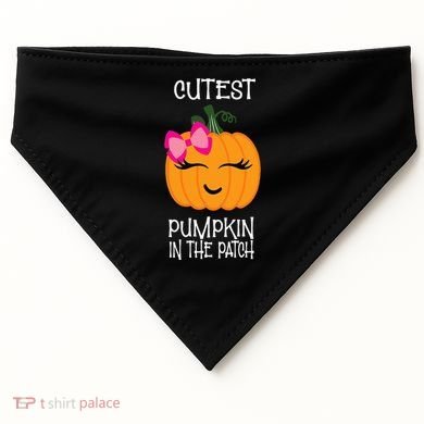 Cutest Coolest Pumpkin In The Patch Halloween USA-Made Doggie Bandana