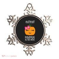 Cutest Coolest Pumpkin In The Patch Halloween Ornament thumb 0