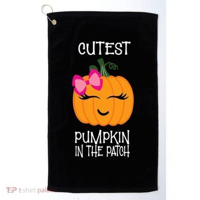 Cutest Coolest Pumpkin In The Patch Halloween Golf Towel