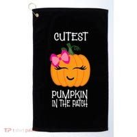 Cutest Coolest Pumpkin In The Patch Halloween Golf Towel thumb 0