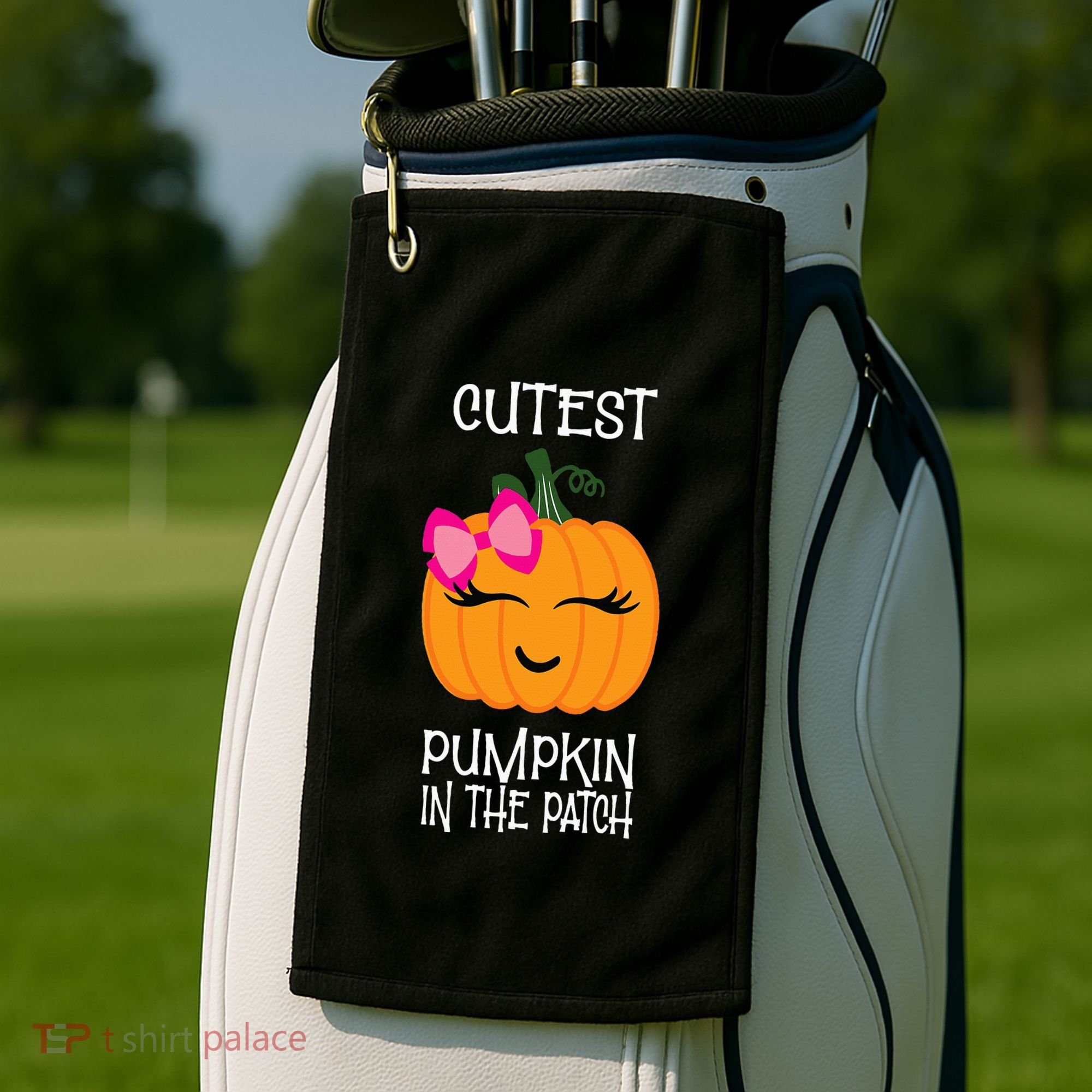 Cutest Coolest Pumpkin In The Patch Halloween Golf Towel