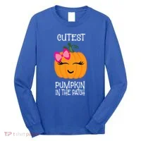 Cutest Coolest Pumpkin In The Patch Halloween Long Sleeve Shirt thumb 0