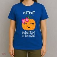 Cutest Coolest Pumpkin In The Patch Halloween T-Shirt thumb 4