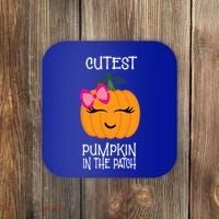Cutest Coolest Pumpkin In The Patch Halloween Coaster thumb 0
