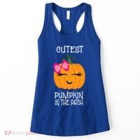 Cutest Coolest Pumpkin In The Patch Halloween Women's Tank Top thumb 0