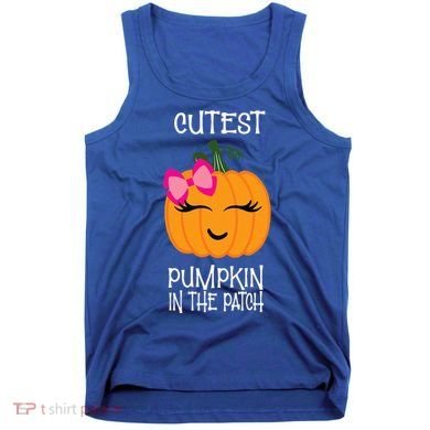 Cutest Coolest Pumpkin In The Patch Halloween Tank Top