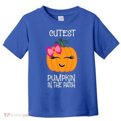 Cutest Coolest Pumpkin In The Patch Halloween Toddler T-Shirt