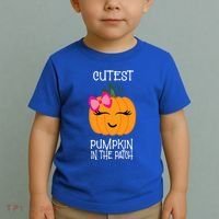 Cutest Coolest Pumpkin In The Patch Halloween Toddler T-Shirt thumb 2