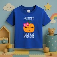 Cutest Coolest Pumpkin In The Patch Halloween Toddler T-Shirt thumb 3