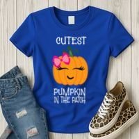 Cutest Coolest Pumpkin In The Patch Halloween Women's T-Shirt thumb 3